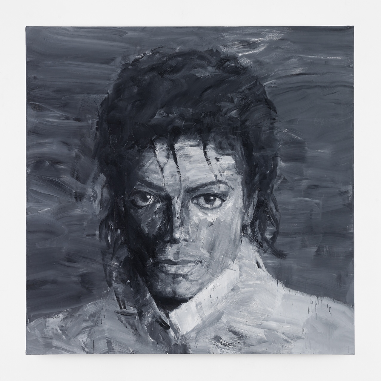 Yan Pei-Ming In Memory of Michael Jackson 1958–2009. © Adagp, Paris 2018