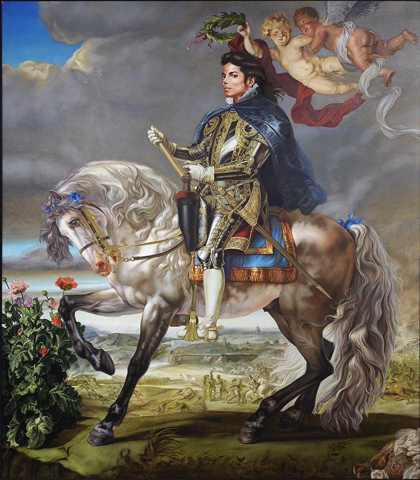 Kehinde Wiley Equestrian Portrait of King Philip II (Michael Jackson). © Adagp, Paris 2018