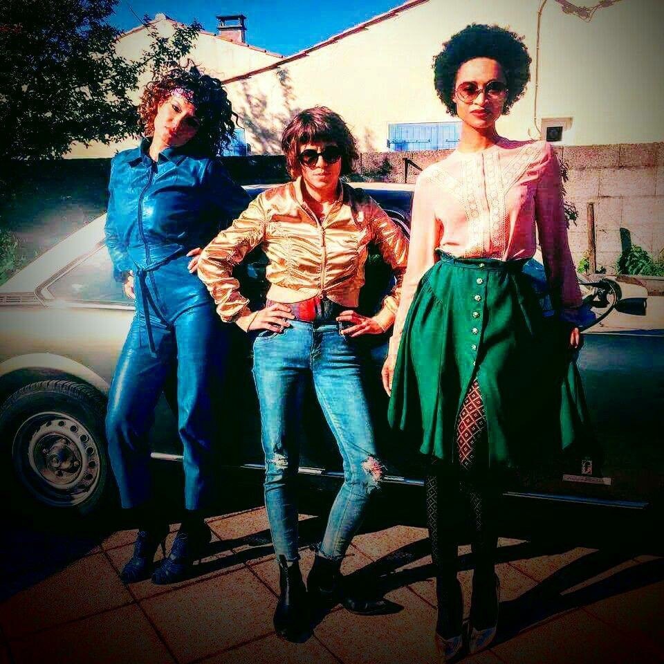 Émilie, Cécile et Blanche. 📸 : Bodie