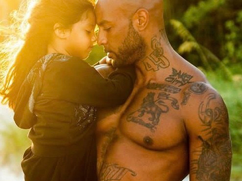 Booba et sa fille (Luna). ©️: Guillaume Cagniard