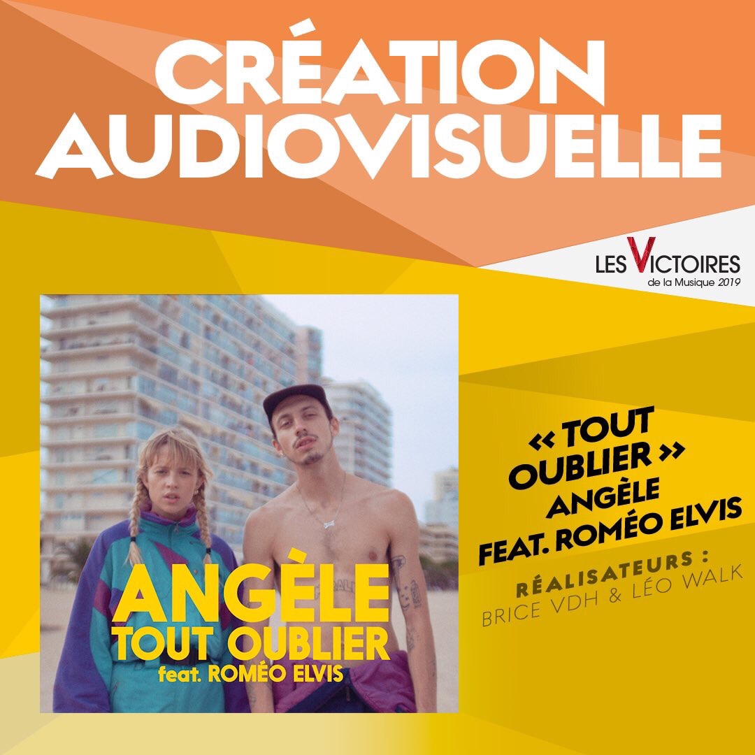 Angèle et Roméo Elvis, Création audiovisuelle de l’année.