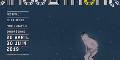 Affiche du festival de la Jeune Photographie Européenne, Circulation(s)