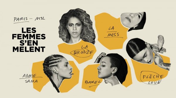 Affiche soirée spéciale Les femmes s'en Mêlent, du 8 Mars 2019.