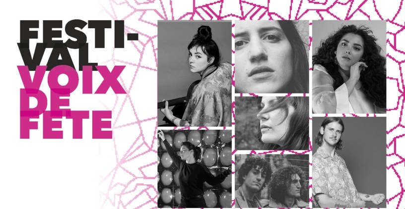 affiche de la soirée du 23 mars organisée par le festival Voix de Fête