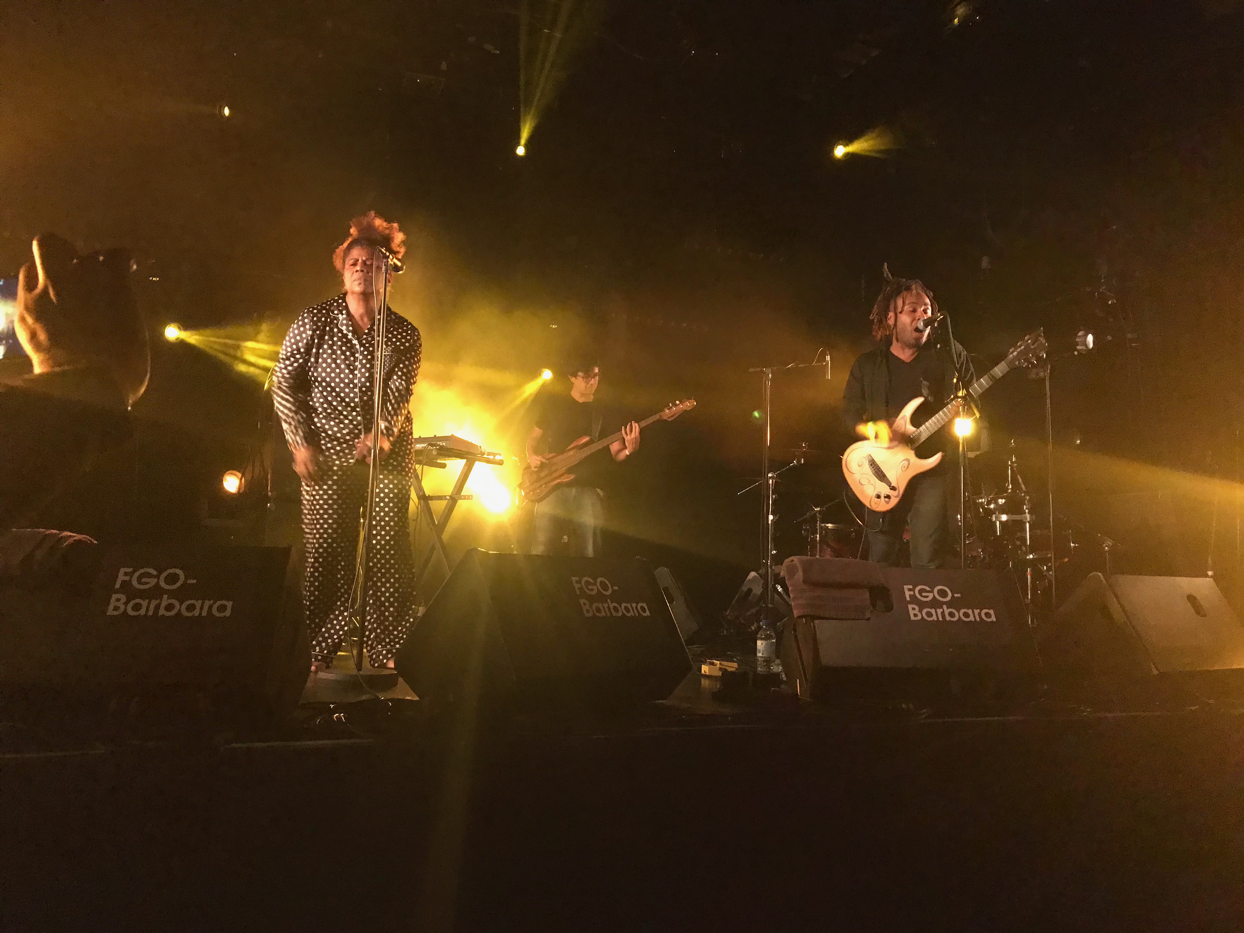 Le groupe Piment, sur la scène du Fgo-Barbara, le 20 mars 2019.