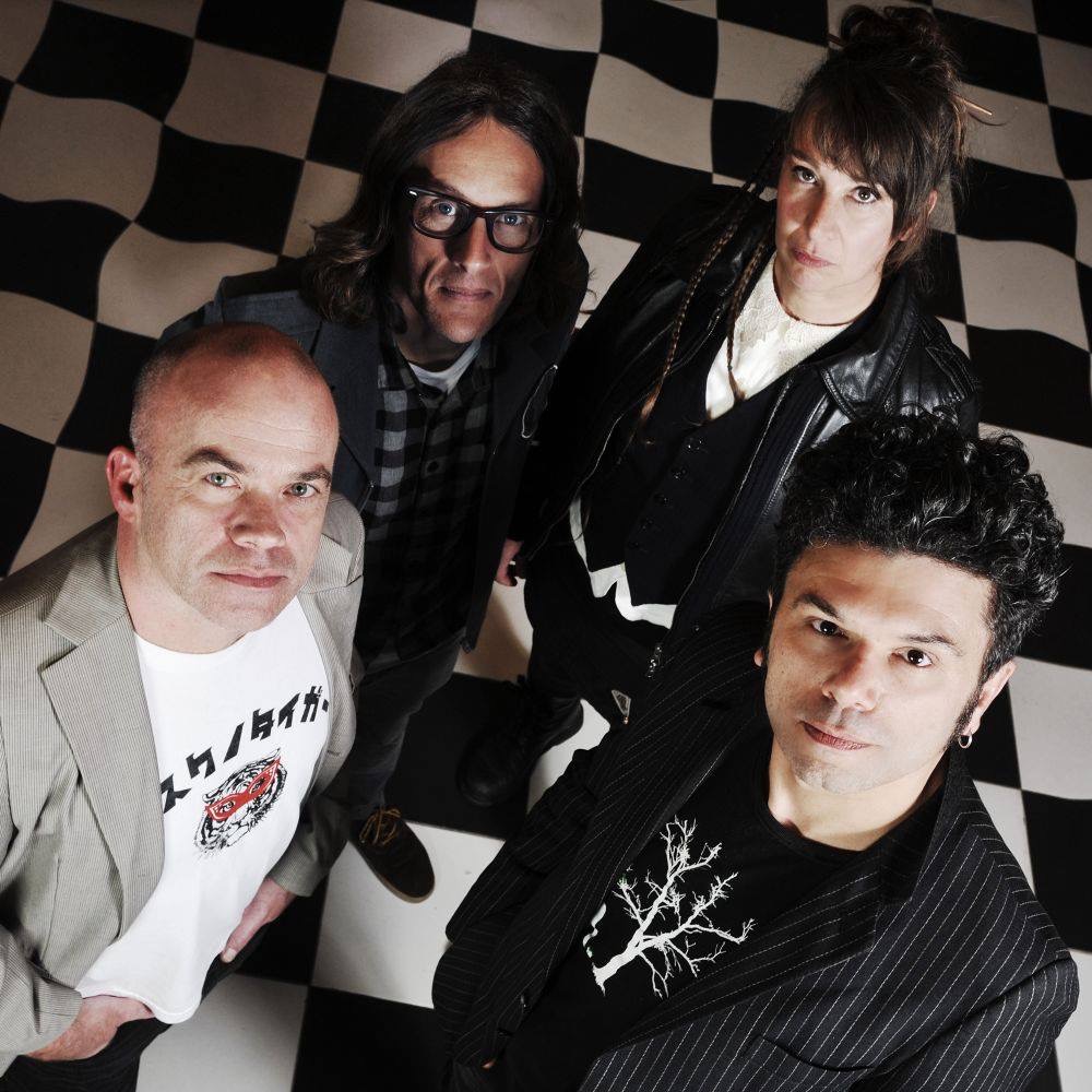 le Quatuor Eiffel : Estelle, Romain et les deux Nicolas.