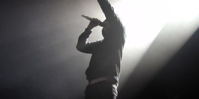 Vald a enflammé la soirée Rap du PDB, jeudi 18 avril 2019, à la Halle au Blé. © saint_xsl1