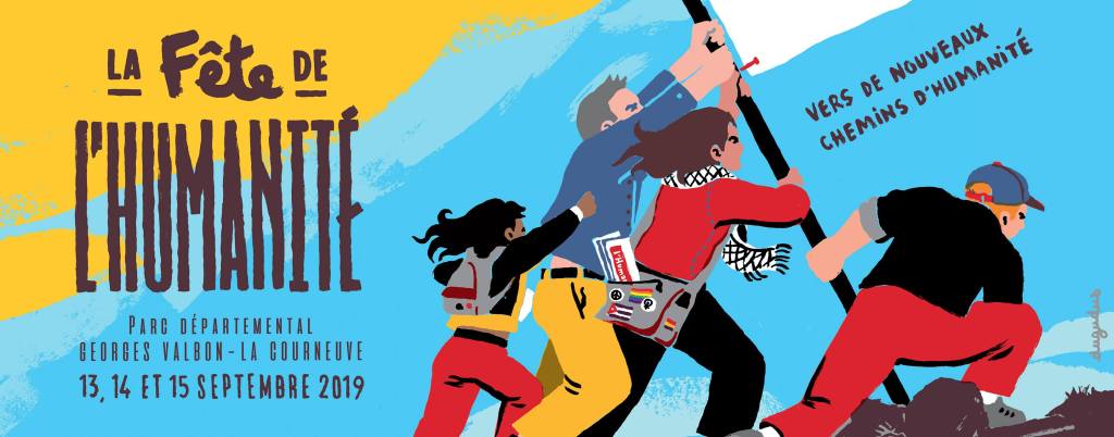 Affiche de la fête de l'Humanité 2019