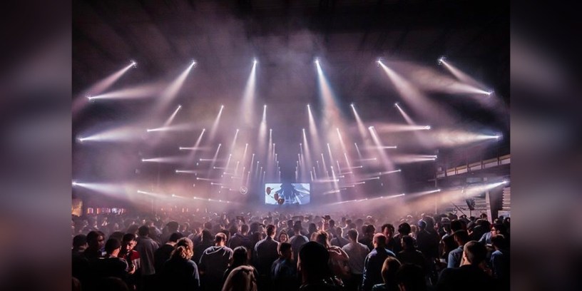 Nuit 1 Festival Nuits Sonores 2019. Photo : Brice Robert