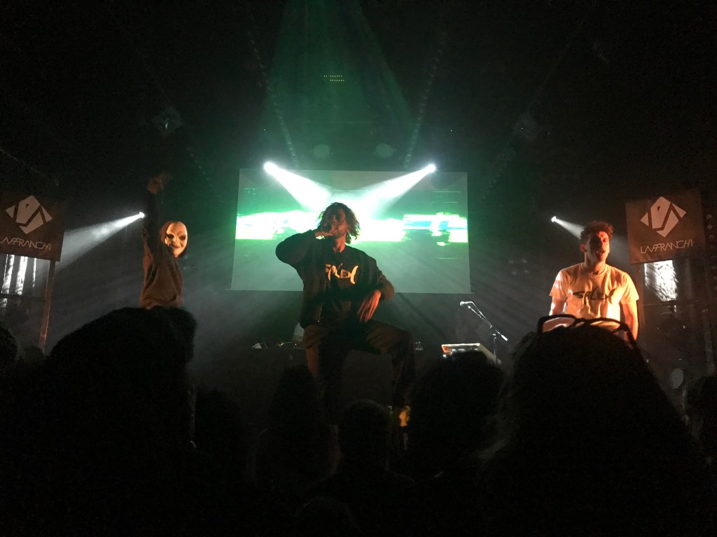 Salek sur la scène de l'Affranchi à Marseille, dans le cadre de la finale nationale du Buzz Booster, samedi 18 mai 2019.