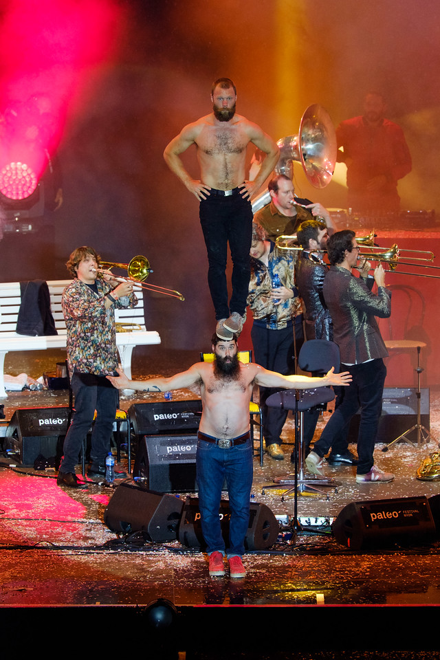 Stephan Eicher & Paléo Orkestar, Paléo Festival Nyon 2019. ©: Paléo / Ludwig Wallendorff