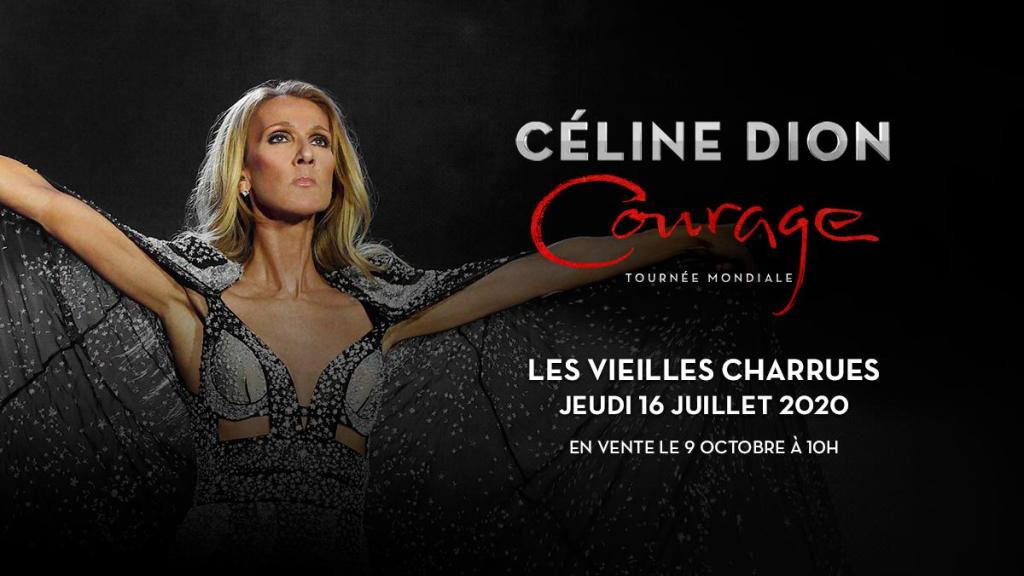Celine Dion aux Vieilles Charrues 2020.