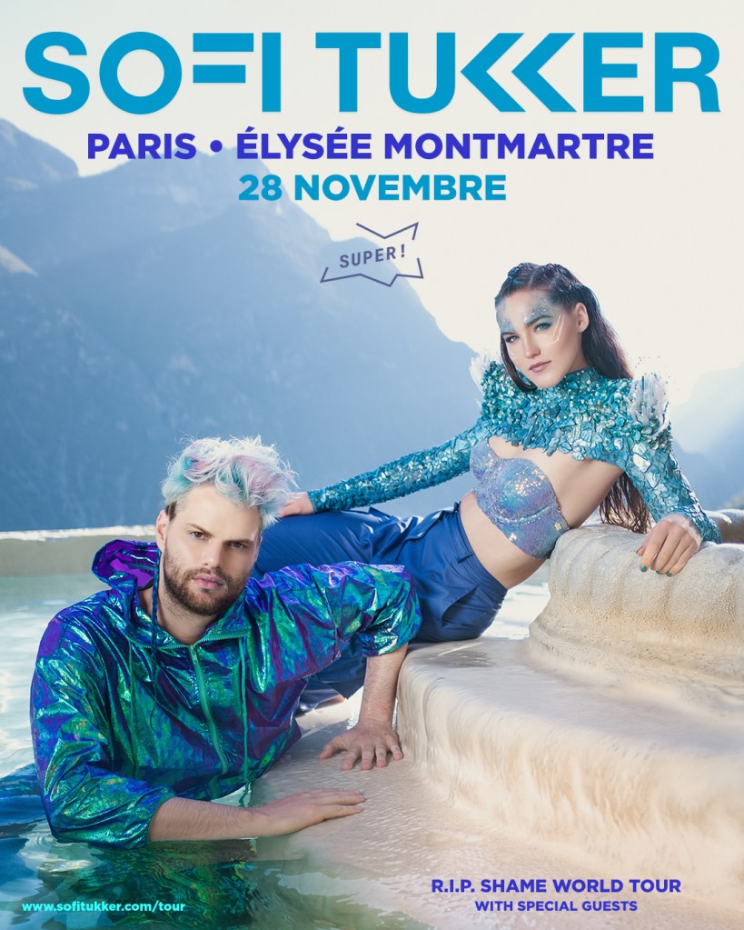 Sofi Tukker, affiche Paris 2019.