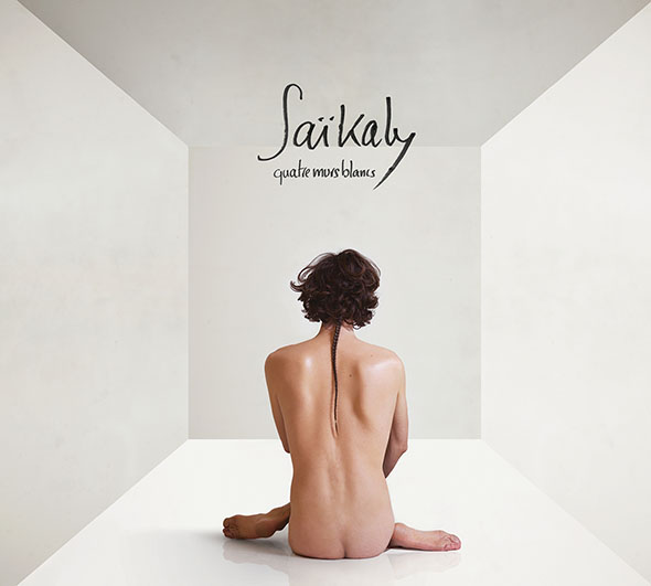 Pochette de l'album "Quatre Murs blancs" de Saïkaly", disponible depuis le 18 octobre 2019.