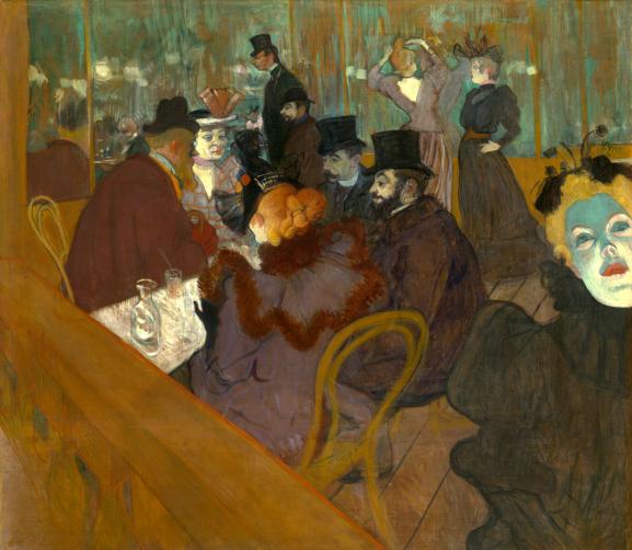 Au Moulin Rouge, Toulouse Lautrec, XIXeme