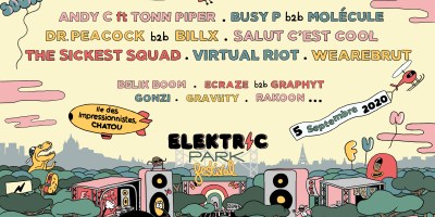 Les 15 premiers noms de la programmation 2020 d'Elektric Park Festival.