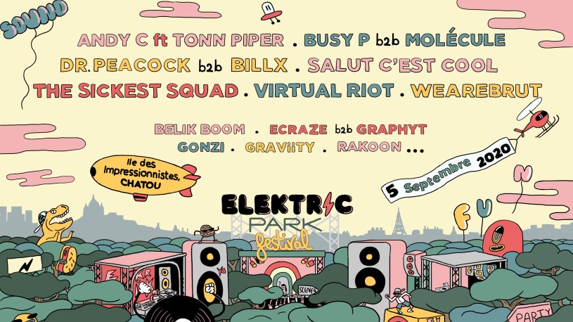 Les 15 premiers noms de la programmation 2020 d'Elektric Park Festival.