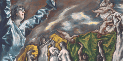 EL GRECO (Dominikos Theotokopoulos, dit), l’Ouverture du cinquième sceau, dit aussi la vision de Saint Jean (détail), 1609-1614, New-York, The Met. © The MET