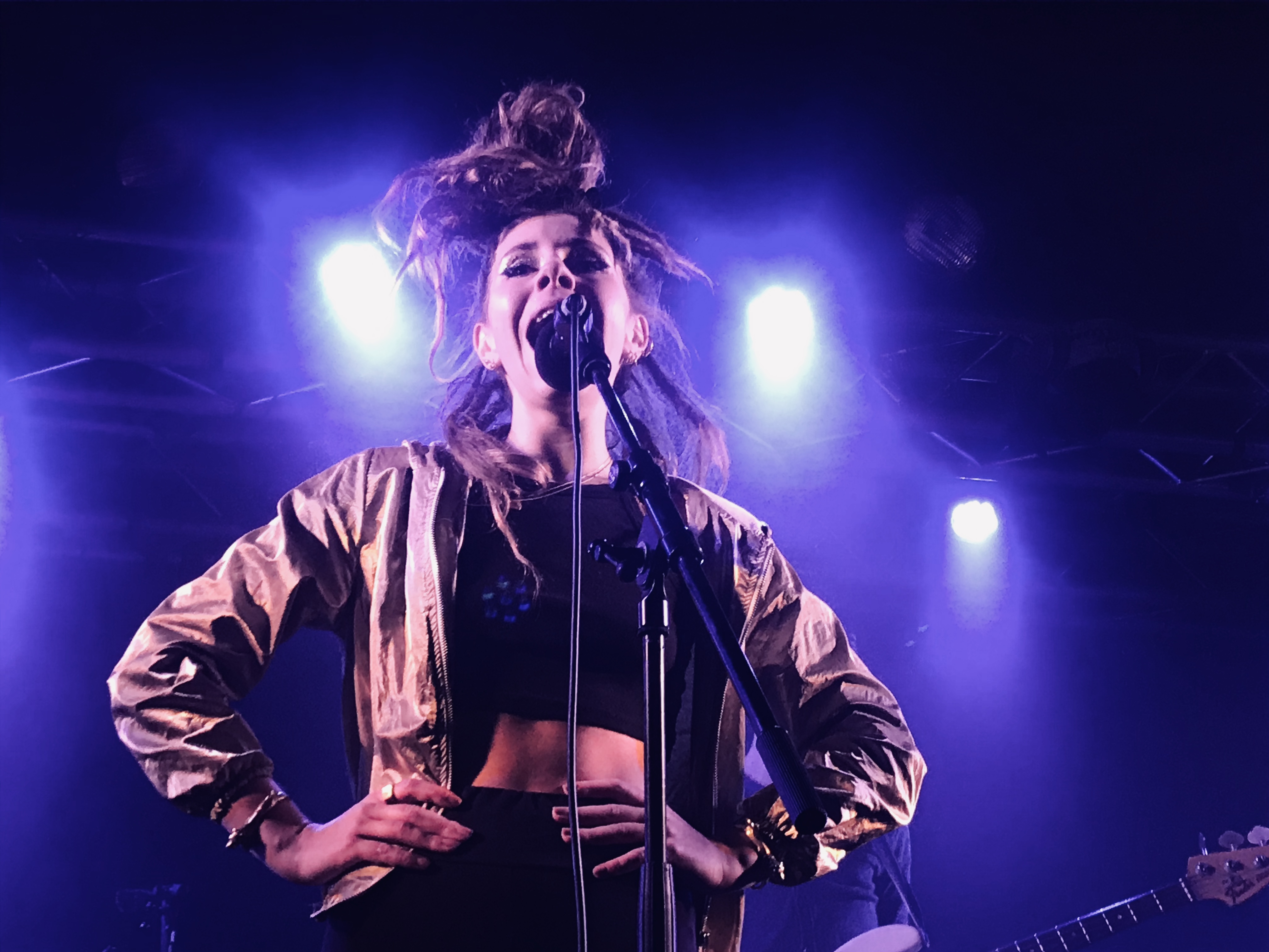 Louise du groupe Ceylon à la Boule Noire, jeudi 23 janvier 2020.