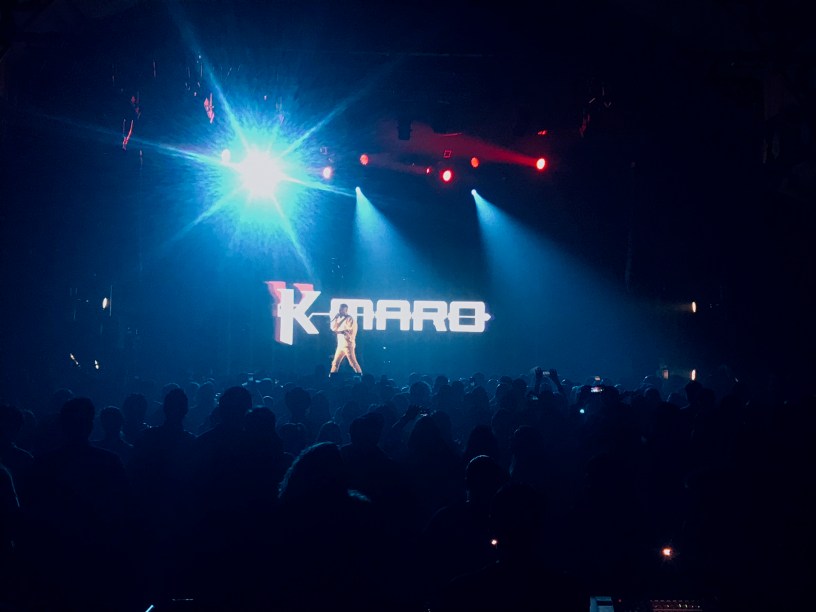 K.Maro à l'Elysée Montmartre le 29 février dernier, pour les 15 ans de son tube "Femme Like U"