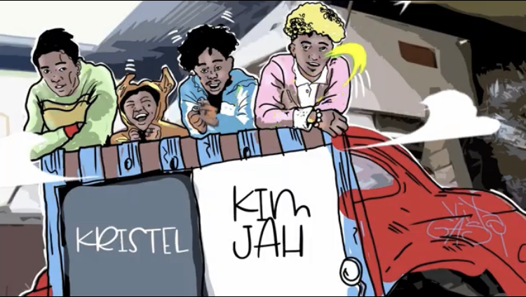 capture d'écran "Wait For Me" Kristel feat Kim Jah