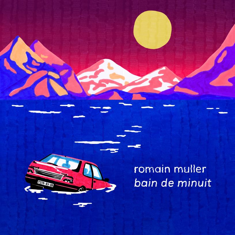 Visuel "Bain de Minuit", le premier EP de Romain Muller. (c): Céline Kriebs