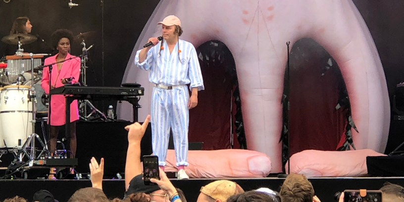 Philippe Katerine à Reims, pour la 4ème édition de La Magnifique Society le 26 juin 2021.