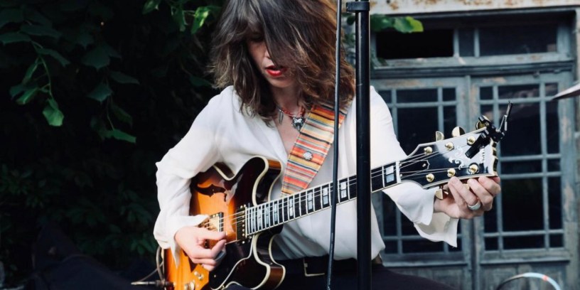 Emilie Marsh en concert à Langogne le 22 juillet dernier. (c): Eva Abouahi