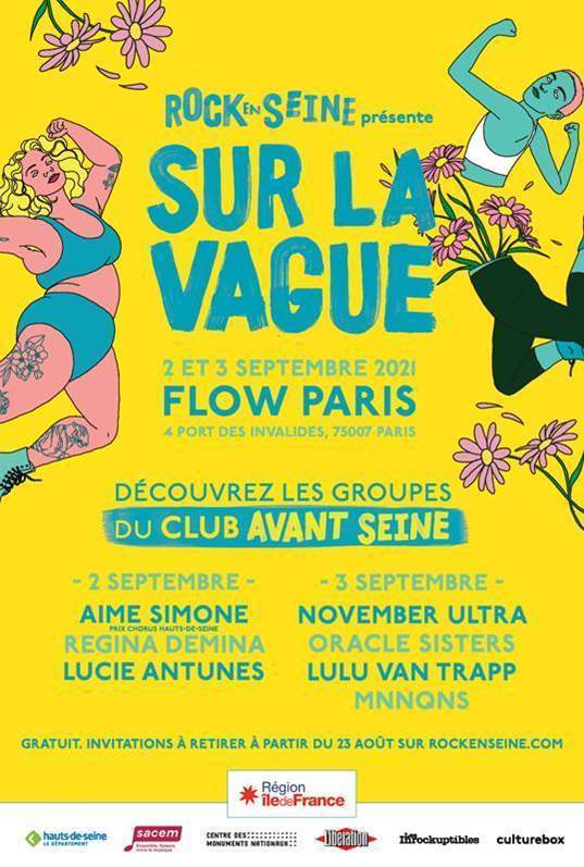 Rock en Seine présente Sur La Vague les 2 et 3 septembre 2021 au Flow à Paris