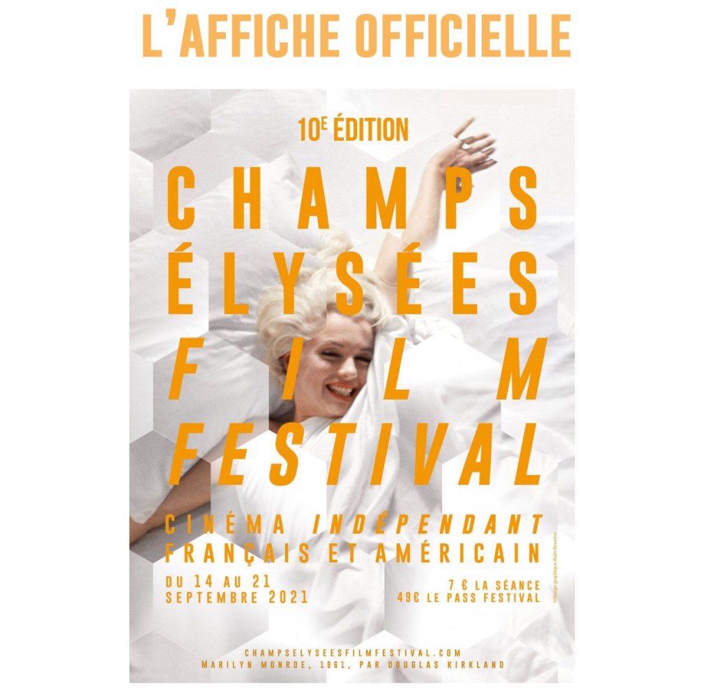 Affiche de la 10ème édition du Champs Elysées Film Festival