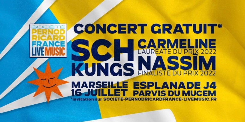 Le Ricard France Live Music , sa programmation 2022 éclectique & électrique, ça va chauffer sur Marseille ma Gâtée ! (Crédit photo Facebook de l’organisation)