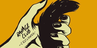 Tirer le diable par le micro, c’est l’affaire du duo Ravage Club, des Nordistes au Rock bien allumé et leur impétueux EP « C’est l’enfer » sorti ce 02/12. ( Crédit visuel Booking )