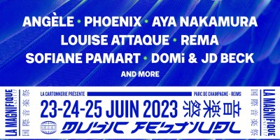 Aya Nakamura, Phoenix, Angele, Louise Attaque, Rema, Sofiane Pamart, Domi & JD Beck sont annoncés à La Magnifique Society 2023.