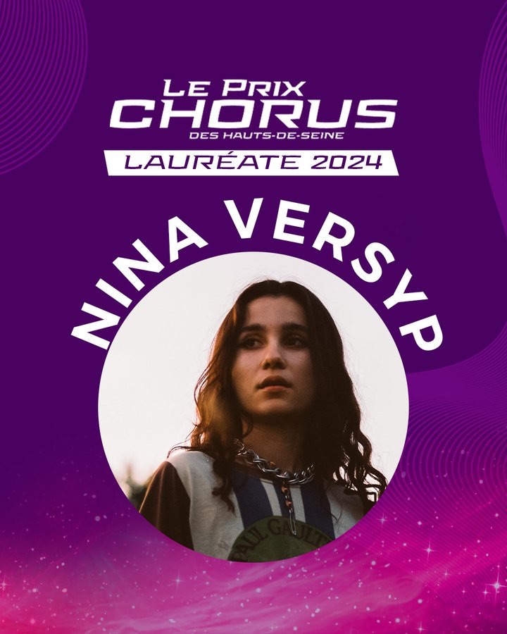 Nina Versyp, lauréate de l’édition 2024 du Prix Chorus organisé par le département des Hauts-de-Seine