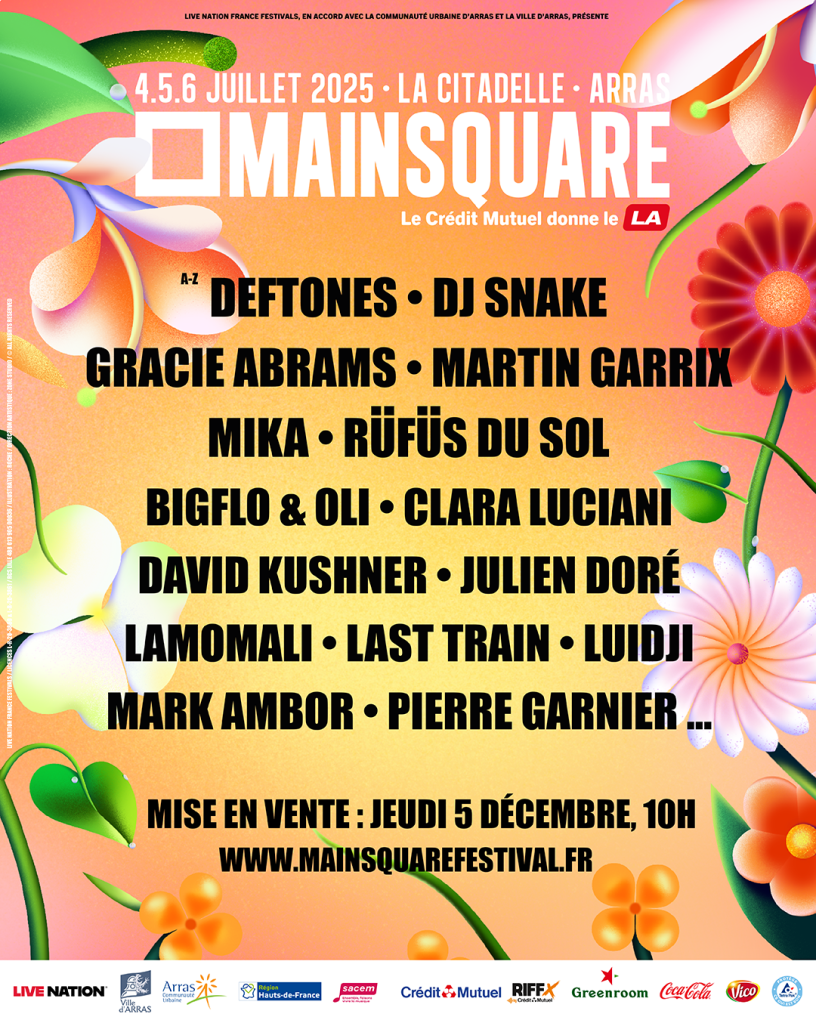 La programmation complète du Mainsquare 2025 !