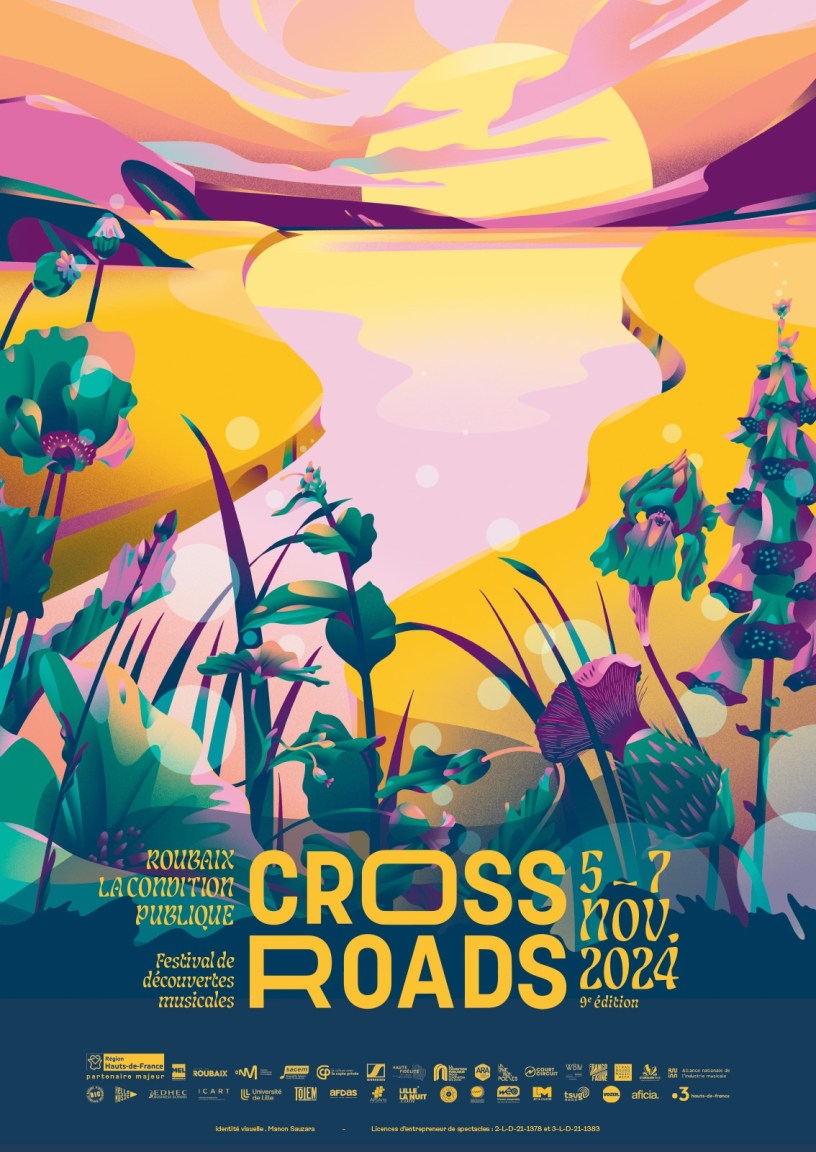 L’affiche de la 9e édition du Crossroads Festival (c): Manon Sauzara