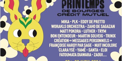 Affiche du Printemps de Bourges 2024