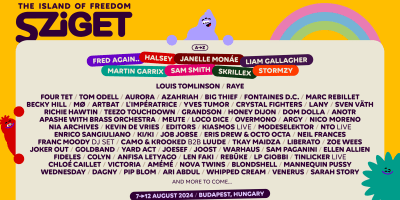 2e vague d’annonce de la programmation 2024 du Sziget festival. ​