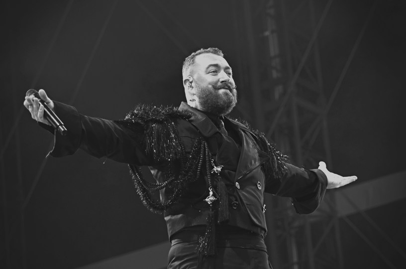 Sam Smith sur la scène du Mainsquare festival à Arras le samedi 6 juillet 2024