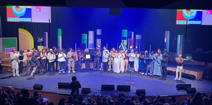 Les finalistes de l’édition 2024 du Prix Josephine des artistes sur la scène du Studio 104 de la Maison de la Radio et de la Musique le jeudi 27 septembre 2024