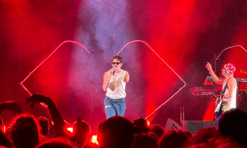 Lucky Love sur la scène du festival les 3 éléphants, le 16 mai 2025.