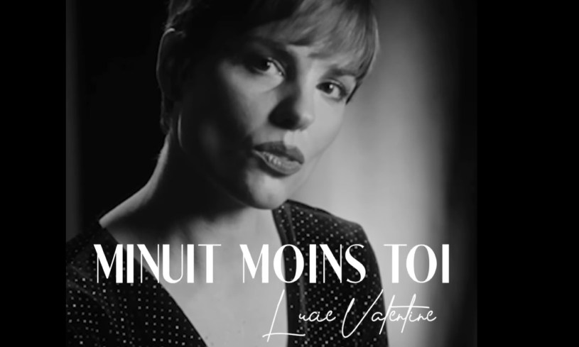 Capture d’écran YouTube du nouveau clip « Minuit moins toi » de Lucie-Valentine.