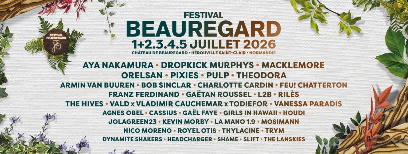 Beauregard rajoute 20 noms à son édition 2026.