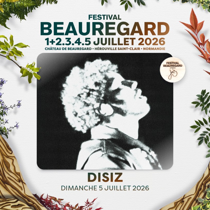 Disiz vient compléter la programmation du dimanche au festival Beauregard 2026
