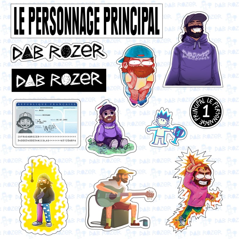 "Le personnage principal", le premier album de Dab Rozer est disponible sur toutes les plateformes.