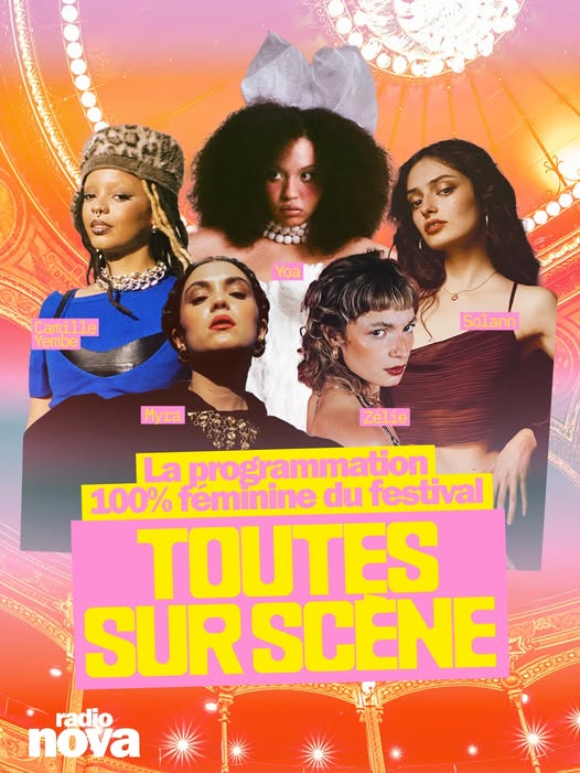 Affiche du festival Toutes sur scène 2026
